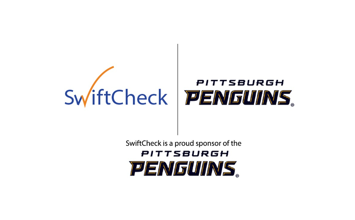 SwiftCheck Announces Pittsburgh Penguins Partnership